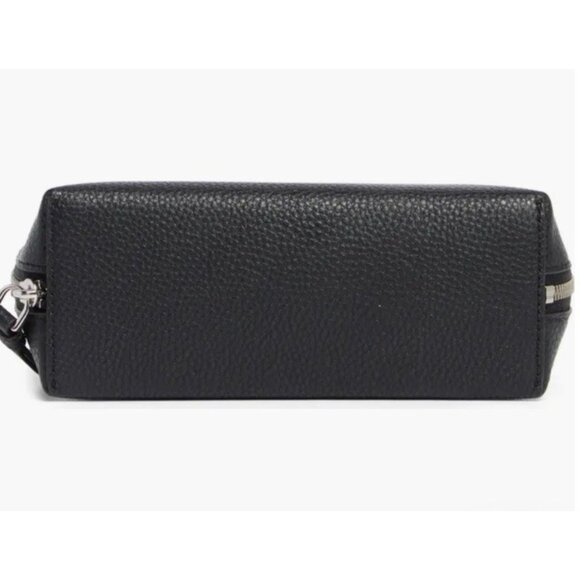 New Marc Jacobs Grind Crossbody Pouch Pebble Leather Black - Picture 2 of 6